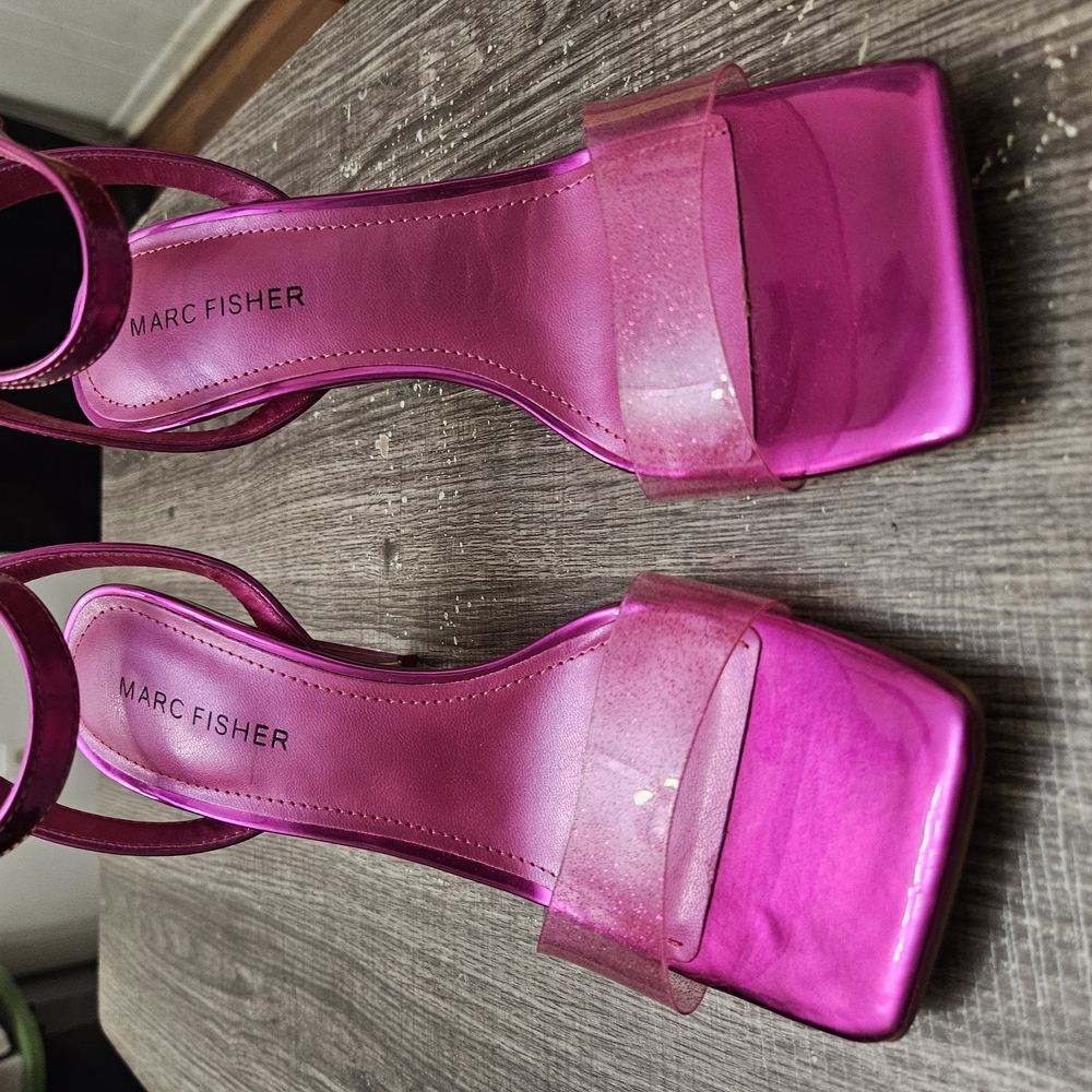 Marc Fisher Breta Heel In Pink Sz 6.5 M - Picture 2 of 4
